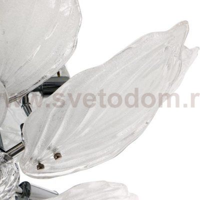 Люстра 86303/10 E14 40Вт+LED 9Вт хром 65х65х20 см