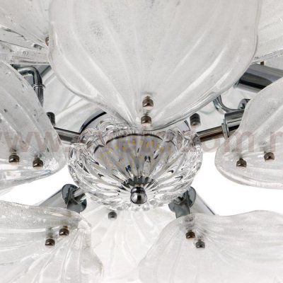 Люстра 86303/10 E14 40Вт+LED 9Вт хром 65х65х20 см