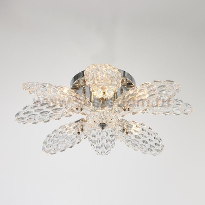 Люстра 86306/8 E14 40Вт хром-прозрачный 65х65х20 см