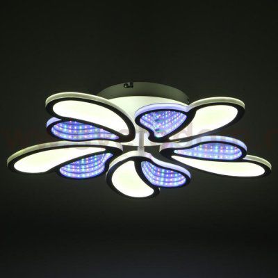 Люстра с ПДУ 69663/5WT LED 125Вт диммер 3000-6000K белый 50х50 см