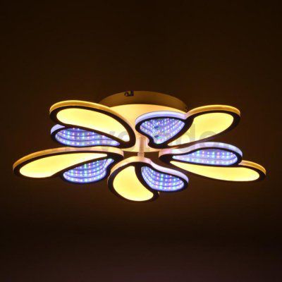 Люстра с ПДУ 69663/5WT LED 125Вт диммер 3000-6000K белый 50х50 см