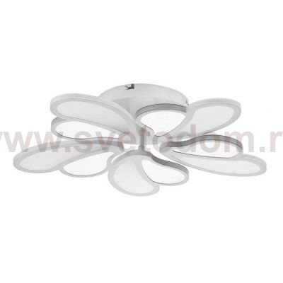 Люстра с ПДУ 69663/5WT LED 125Вт диммер 3000-6000K белый 50х50 см