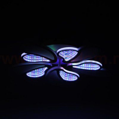 Люстра с ПДУ 69663/5WT LED 125Вт диммер 3000-6000K белый 50х50 см