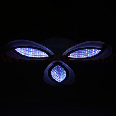 Люстра с ПДУ 69664/3WT LED 69Вт диммер 3000-6000K белый 55х55 см