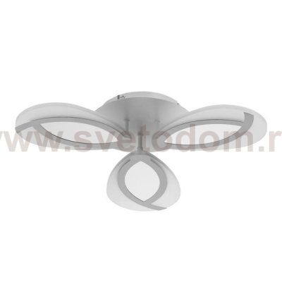 Люстра с ПДУ 69664/3WT LED 69Вт диммер 3000-6000K белый 55х55 см