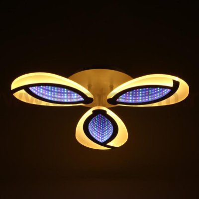 Люстра с ПДУ 69664/3WT LED 69Вт диммер 3000-6000K белый 55х55 см