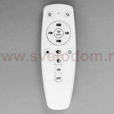 Люстра с ПДУ 69668/5BK LED 85Вт диммер 3000-6000K черный 49х49 см