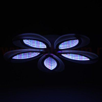 Люстра с ПДУ 69664/5WT LED 115Вт диммер 3000-6000K белый 55х55 см