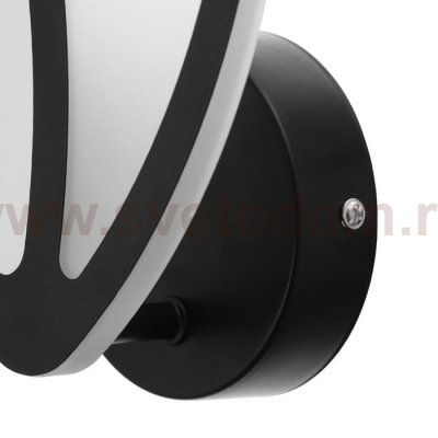 Бра с эффектом бесконечности 69663/1BK 25Вт 4000Кчерный