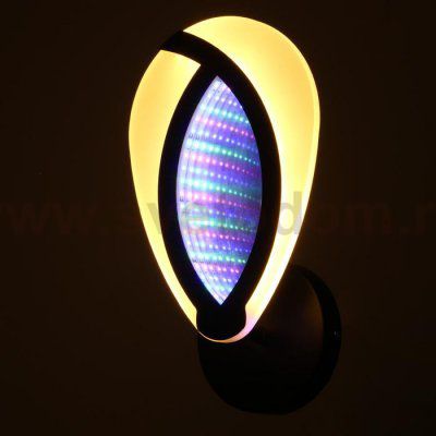 Бра с эффектом бесконечности 69664/1BK 22Вт 4000К черный