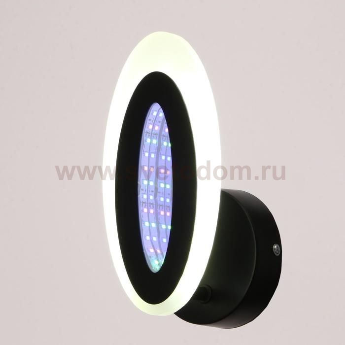 Бра с эффектом бесконечности 69668/1BK 17Вт 4000К черный