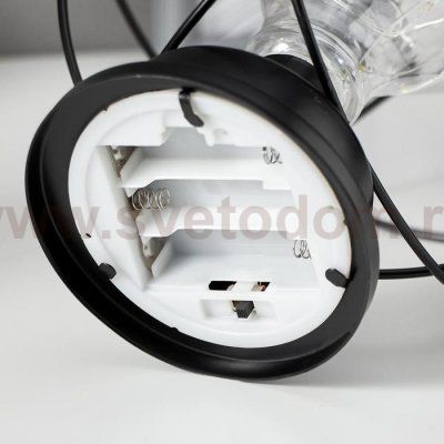 Ночник 16127/1 LED от батареек 3хАА черный 20х20х23 см