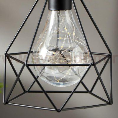 Ночник 16129/1 LED от батареек 3хАА черный 13,5х16х30 см