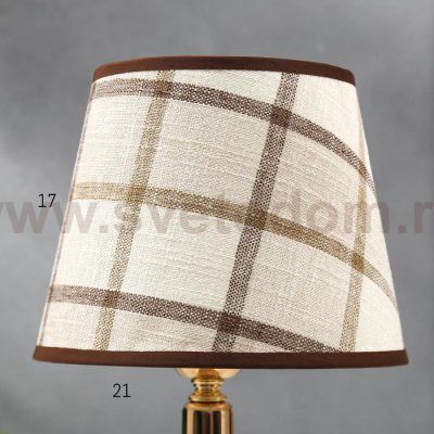 Лампа настольная 16133/1 E27 40Вт+LED подсветка золото 21х21х33 см