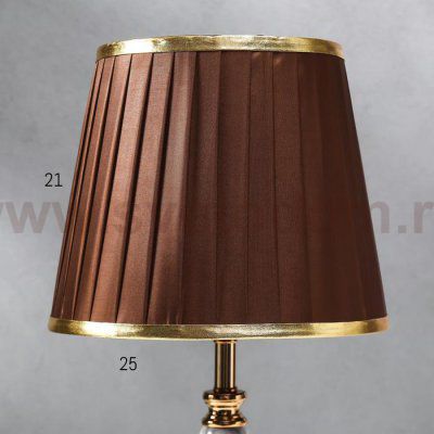 Лампа настольная 16141/1 E27 40Вт бело-золотой 25х25х44 см