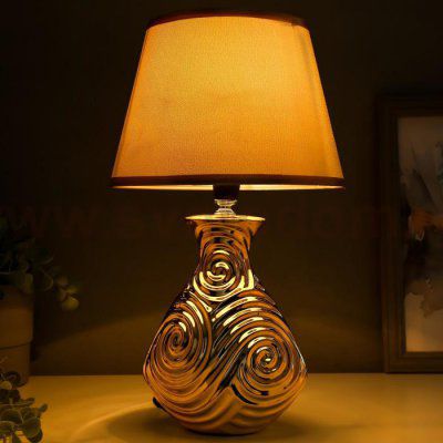 Лампа настольная 16148/1GD E14 40Вт золото 22х22х38 см