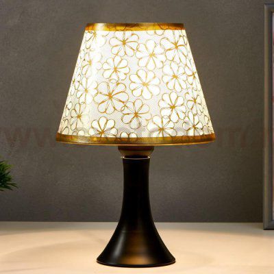 Лампа настольная 16151/1  E27 40Вт черный 19х19х29,5 см