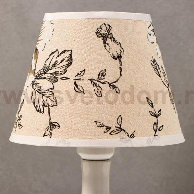 Лампа настольная 16152/1  E27 40Вт белый 19х19х29,5 см