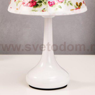 Лампа настольная 16154/1 E27 40Вт белый 19,5х19,5х34 см