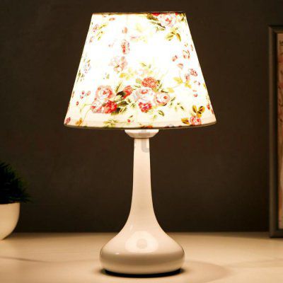 Лампа настольная 16154/1 E27 40Вт белый 19,5х19,5х34 см