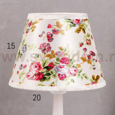 Лампа настольная 16154/1 E27 40Вт белый 19,5х19,5х34 см