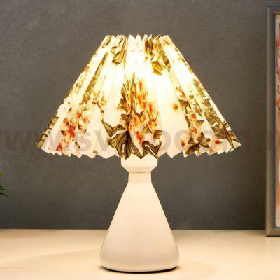 Лампа настольная 16156/1 E27 40Вт белый 25х25х27 см