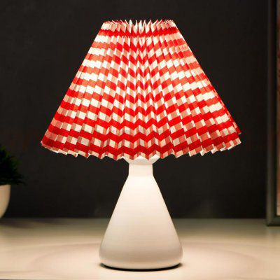 Лампа настольная 16157/1 E27 40Вт белый 25х25х27 см