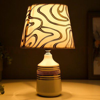 Лампа настольная 16160/1 E14 40Вт белый 20х20х32 см