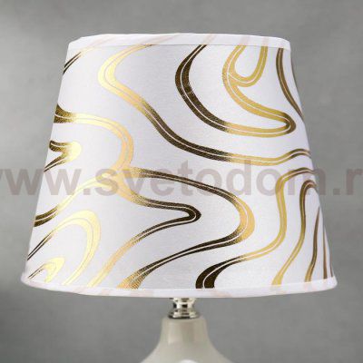 Лампа настольная 16160/1 E14 40Вт белый 20х20х32 см