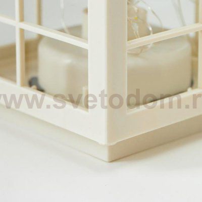 Ночник 16169/1WT LED от батареек 3хААА белый 11х11х25 см