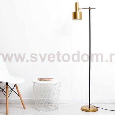 Торшер 19006/1 Е27 40Вт золото 25х35х156 см