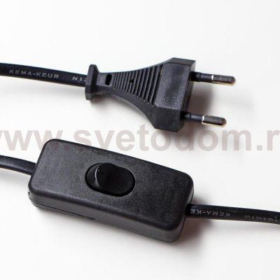 Торшер с зарядкой для телефона 19008/1BK Е27 40Вт USB черный 29х39х158 см