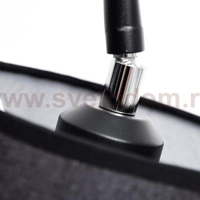 Торшер с зарядкой для телефона 19008/1BK Е27 40Вт USB черный 29х39х158 см