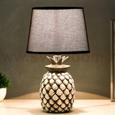 Лампа настольная 16172/1 Е14 40Вт бело-черный 22х22х36 см