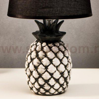 Лампа настольная 16172/1 Е14 40Вт бело-черный 22х22х36 см