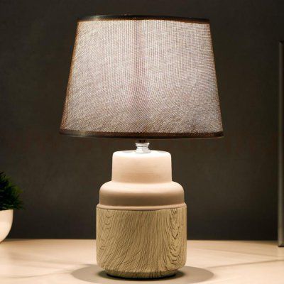 Лампа настольная 16173/1 Е14 40Вт бело-серый 22х22х36 см