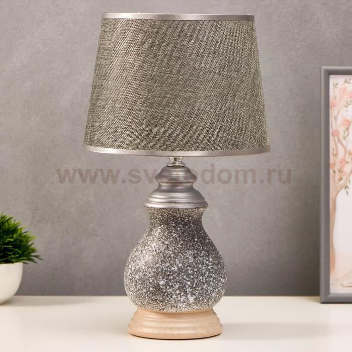 Лампа настольная 16175/1 Е14 40Вт серый 22х22х38 см