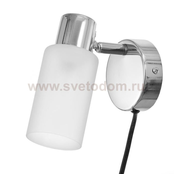 Бра с проводом 59385/1 E14 40Вт хром 15х8х13 см