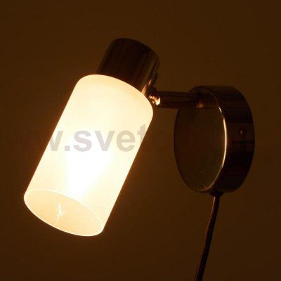 Бра с проводом 59385/1 E14 40Вт хром 15х8х13 см