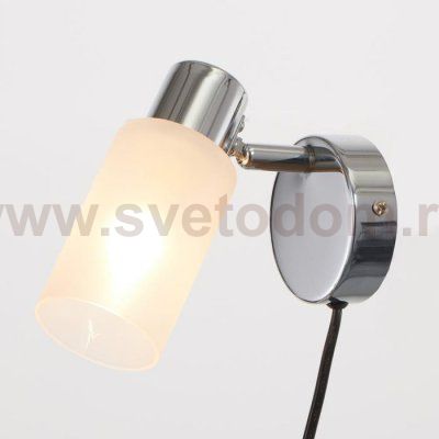 Бра с проводом 59385/1 E14 40Вт хром 15х8х13 см