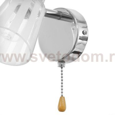 Бра с переключателем 59390/1 E14 40Вт хром 15х11х15 см