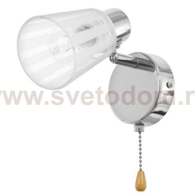 Бра с переключателем 59390/1 E14 40Вт хром 15х11х15 см