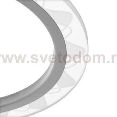 Люстра с ПДУ 10021/6WT LED 110Вт 3000-6000К диммер белый 62х62х12 см