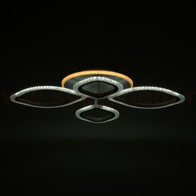 Люстра с ПДУ 10022/4WT LED 85Вт 3000-6000К диммер белый 67х53х10 см