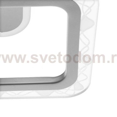 Люстра с ПДУ 10028/5WT LED 94Вт 3000-6000К диммер белый 41х41х9 см