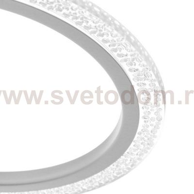 Люстра с ПДУ 10029/3WT LED 76Вт 3000-6000К диммер белый 60х60х8 см