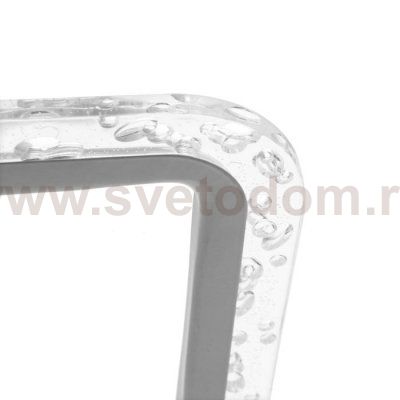 Люстра с ПДУ 10018/6WT LED 108Вт 3000-6000К диммер белый 42х42 см