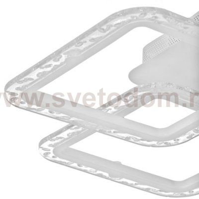 Люстра с ПДУ 10019/4WT LED 120Вт 3000-6000К диммер белый 58х58 см