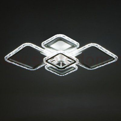 Люстра с ПДУ 10020/5WT LED 114Вт 3000-6000К диммер белый 71х50 см