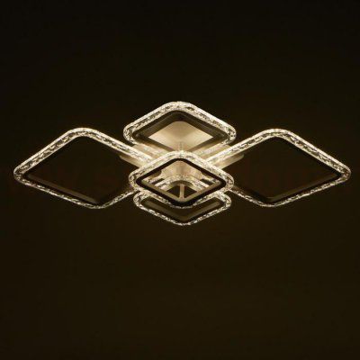 Люстра с ПДУ 10020/5WT LED 114Вт 3000-6000К диммер белый 71х50 см